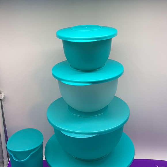 Tupperware Murano Set Bowl & Jug (4) Tumbler - Picture 4 of 16